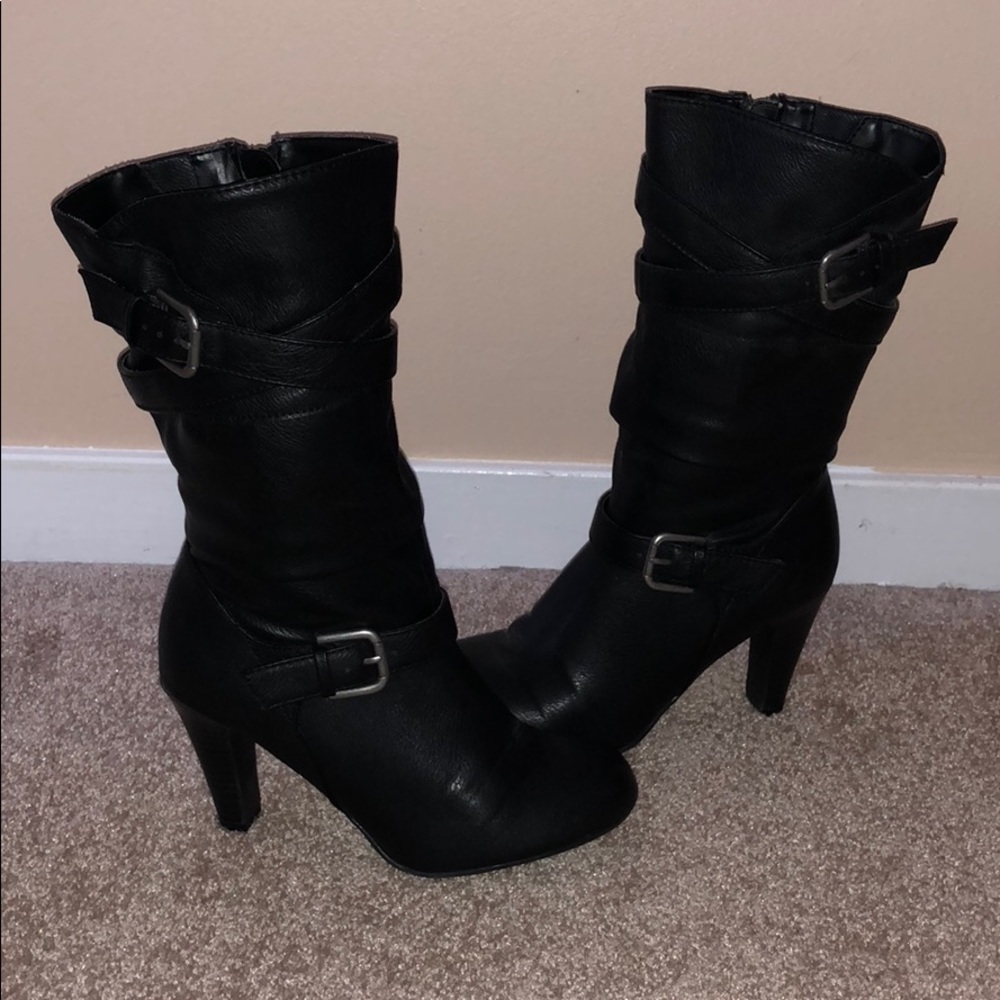 Style & Co Black Boots with Heels